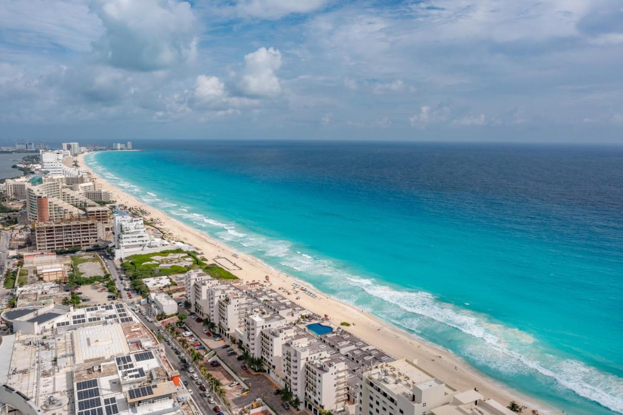 Amazing Caribbean Ocean View At Villas Marlin In Cancún Exterior foto