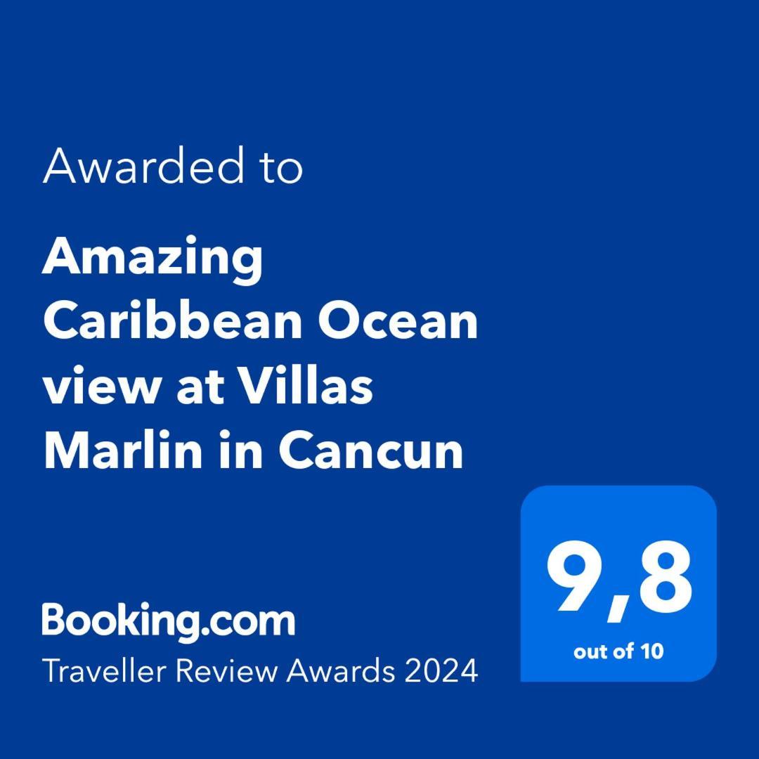 Amazing Caribbean Ocean View At Villas Marlin In Cancún Exterior foto