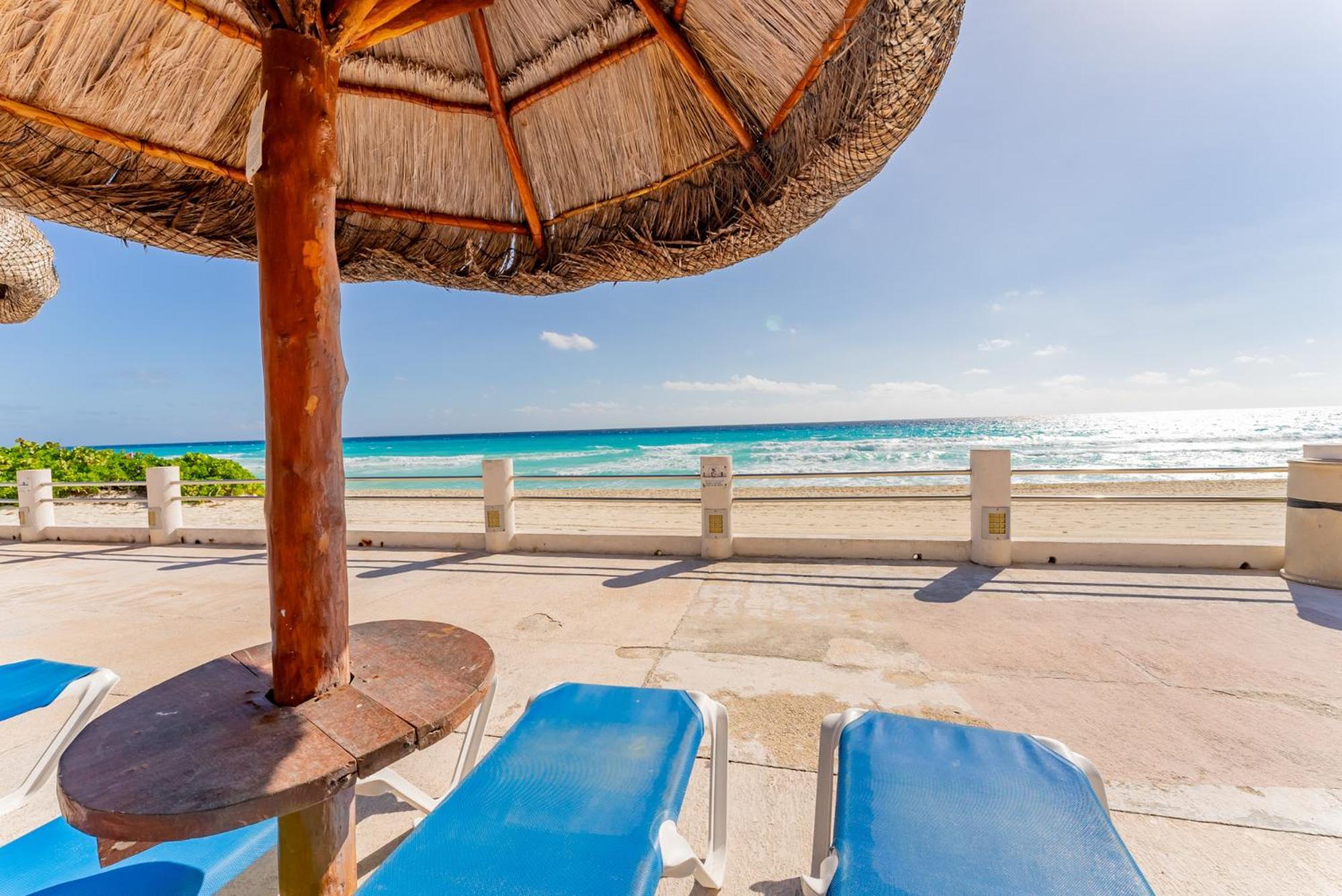 Amazing Caribbean Ocean View At Villas Marlin In Cancún Exterior foto