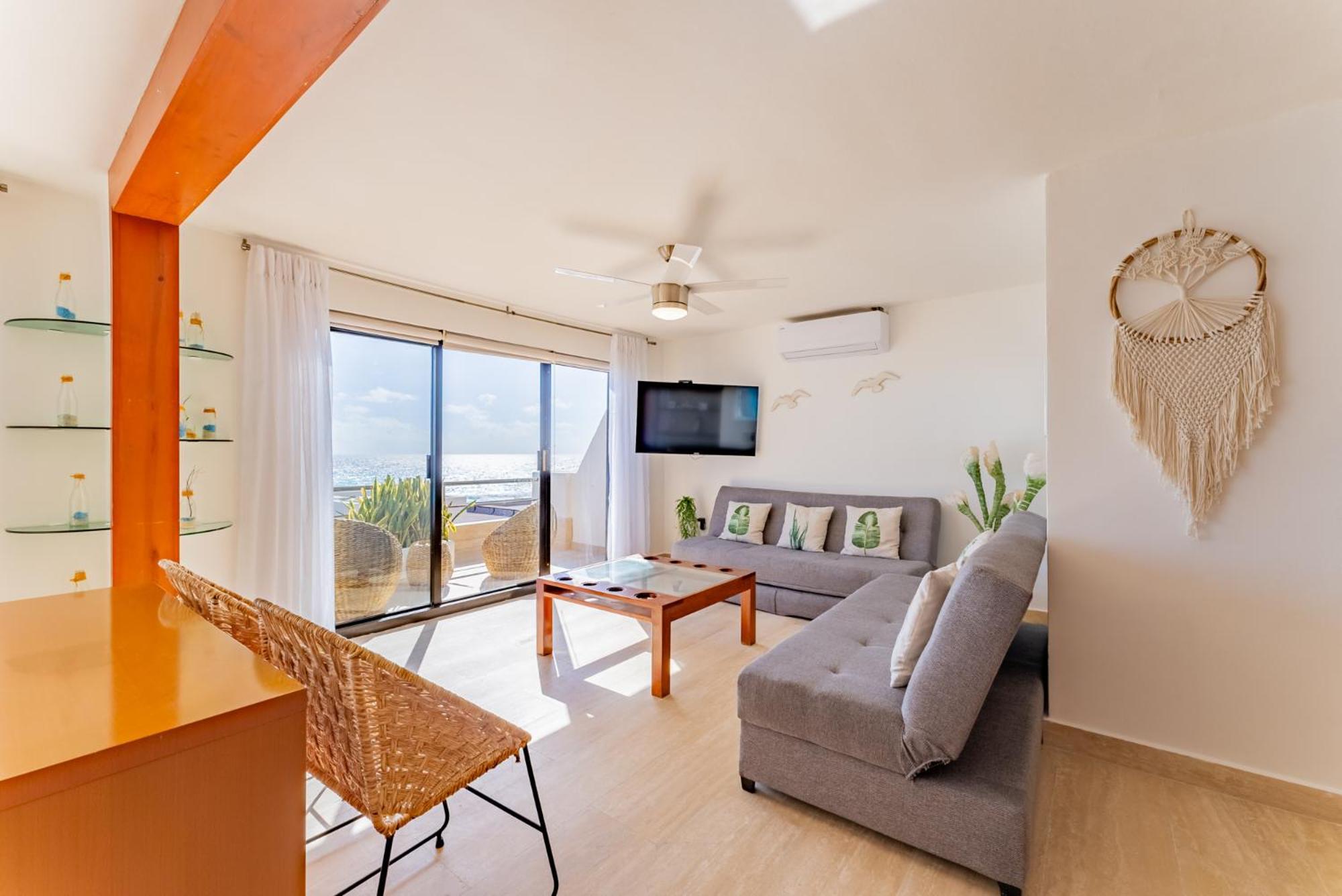 Amazing Caribbean Ocean View At Villas Marlin In Cancún Exterior foto