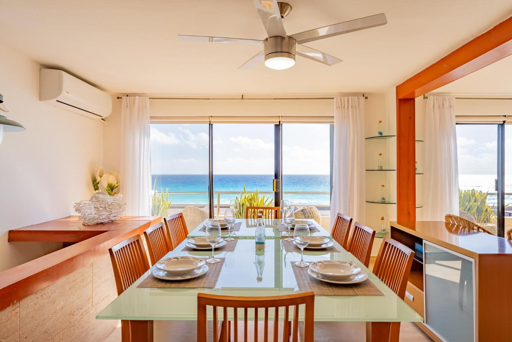 Amazing Caribbean Ocean View At Villas Marlin In Cancún Exterior foto